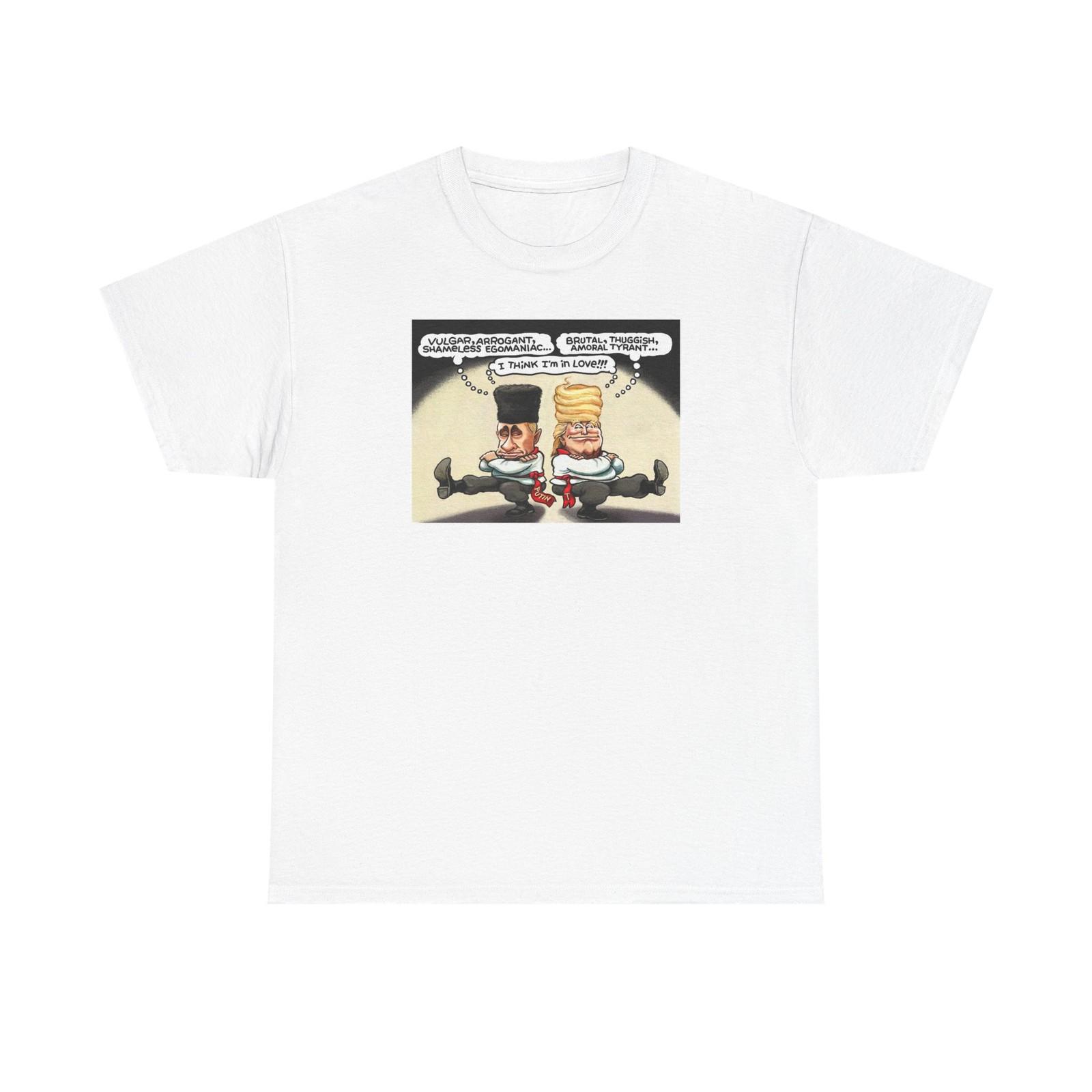 Putin Trump Caricature, Unisex Heavy Cotton T-Shirt S разноцветный