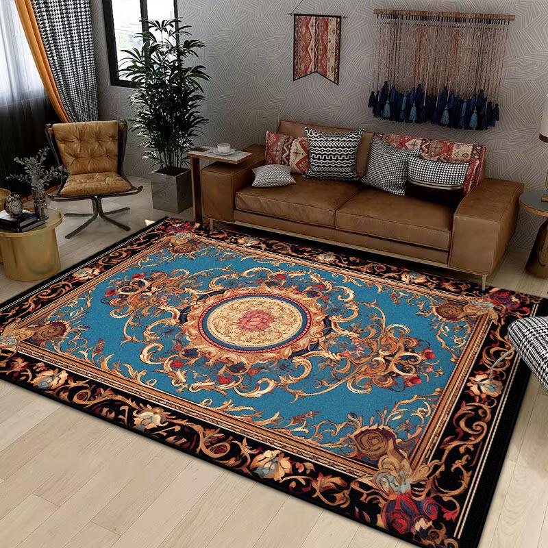 Retro Persia Carpets for Living Room Large Area Rugs Home Decor Hallway Boho Carpet Moroccan Bedroom Beside Floor Mat Luxury