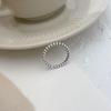 Korean Style S925 Silver Plated Geometric Open Finger Ring - Women's Vintage Hip Hop Jewelry for Index or Pinky Finger.