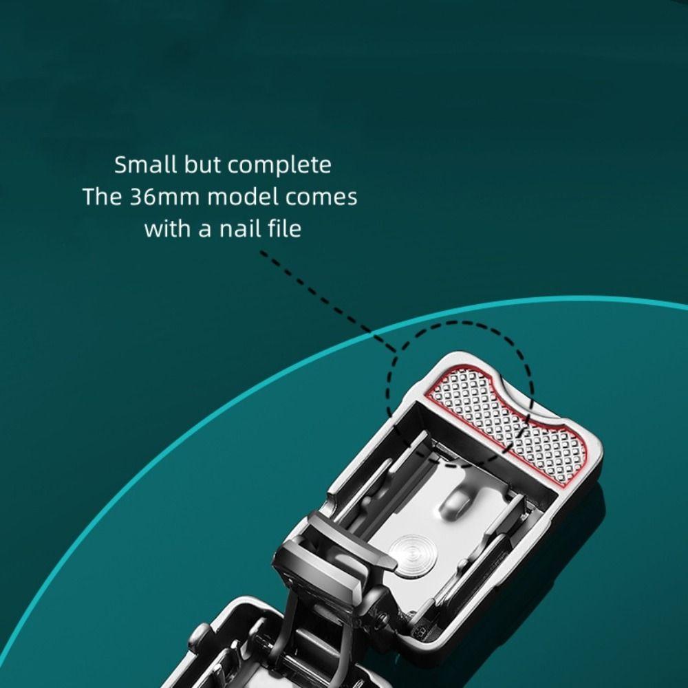 Suitcase Shape Mini Nail Clipper Stainless Steel Manicure Tool Foldable Fingernail Clipper  Men