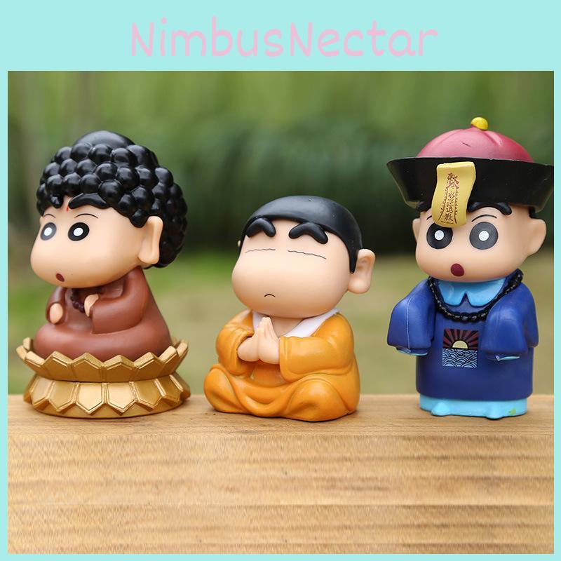 Crayon Shinchan Buddha Pose Pvc Figurine For Car And Home Decoration Gift