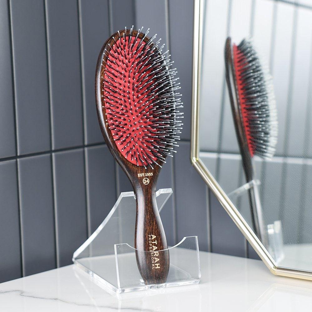 

Donmo Cushion Wooden Round Hair Brush AT- PWRB
