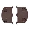 2 Pieces Cup Tray with Mounting Brackets Outdoor Patio Swing Drink Holder SideMount for