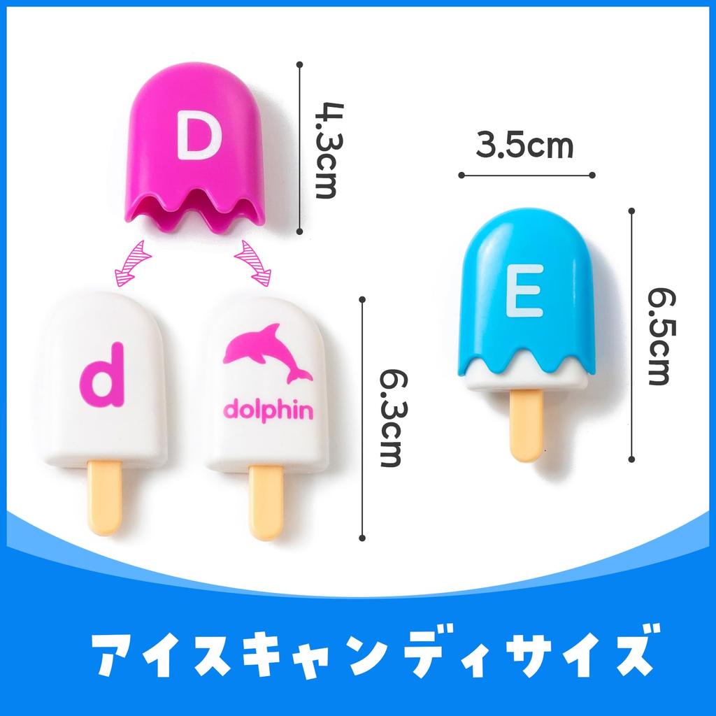 Odoorgames ABC Ice Pops - Alphabet Toy, Early Childhood Education Toy for Classrooms - Fun and Engaging Matching Game