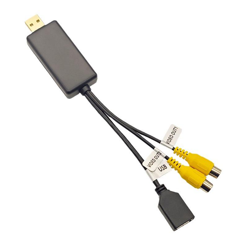 Sortie Vidéo de Navigation Android pour Moniteur d'Appui-tête/Plafond, Définition Standard, USB vers CVBS/USB.