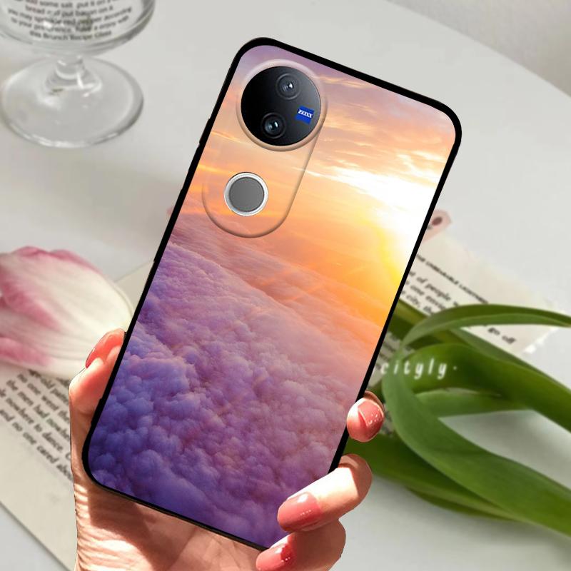 Für Vivo V50 Weiche Hülle V 50 5G Silikon TPU Handyhülle Hüllen Für VIVO V50 V2427 Schutz Stoßfänger Fundas Capas Luxus Cartoon
