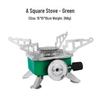 Mini Portable Foldable Outdoor Camping Stove with Square Burner