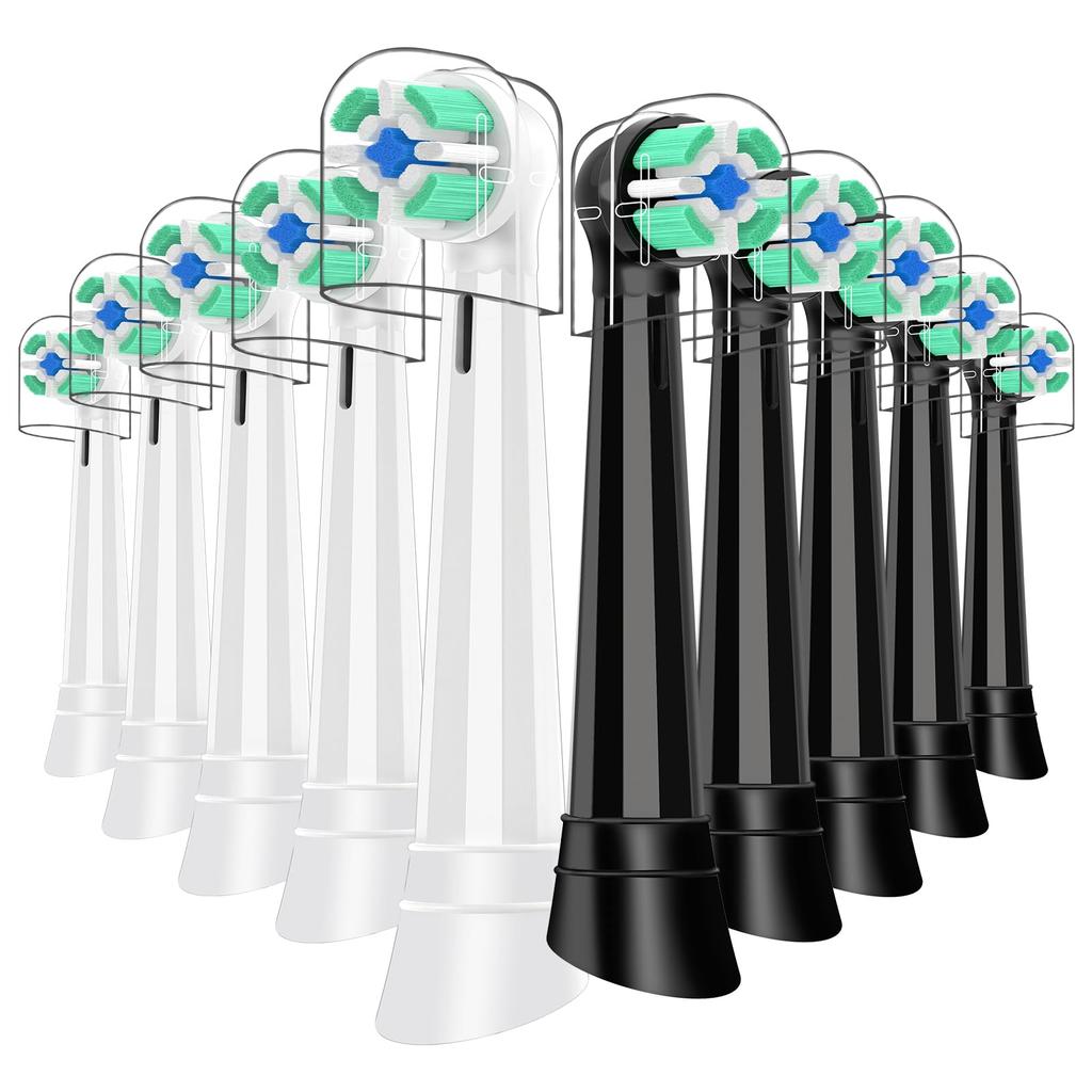 10 Replacement Brush Heads for Braun iO Compatible with iO Braun Electric Sizes 10 Oral-B Oral-B Toothbrushes, 2, 3, 4, 5, 6, 7, 8, 9,