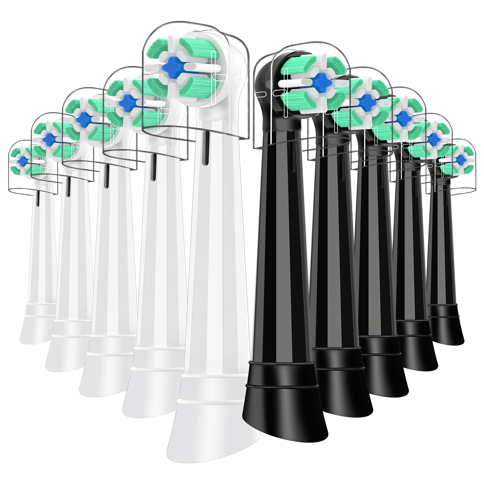 

10 Replacement Brush Heads for Braun iO Compatible with iO Braun Electric Sizes 10 Oral-B Oral-B Toothbrushes, 2, 3, 4, 5, 6, 7, 8, 9,