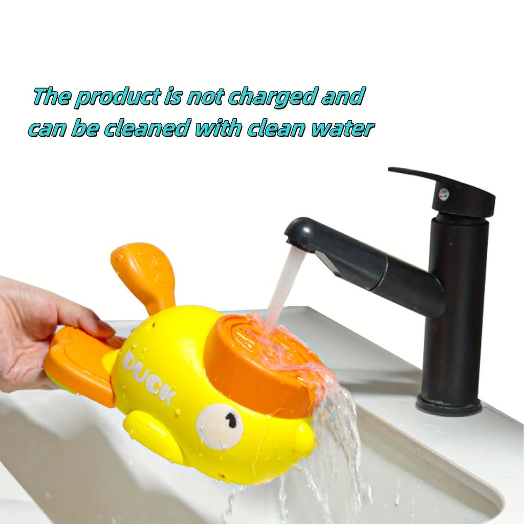 Duck Design Manual Press Cat Feeder Toy, Battery-Free Interactive Pet Treat Dispenser for Cats Dogs