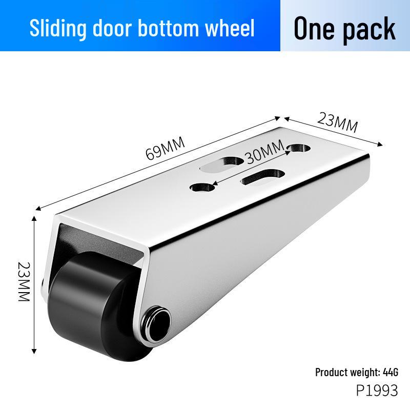 Silent Sliding Door Roller Track - Miniature Nylon Support for Vertical Furniture, Load-Bearing & Universal Use