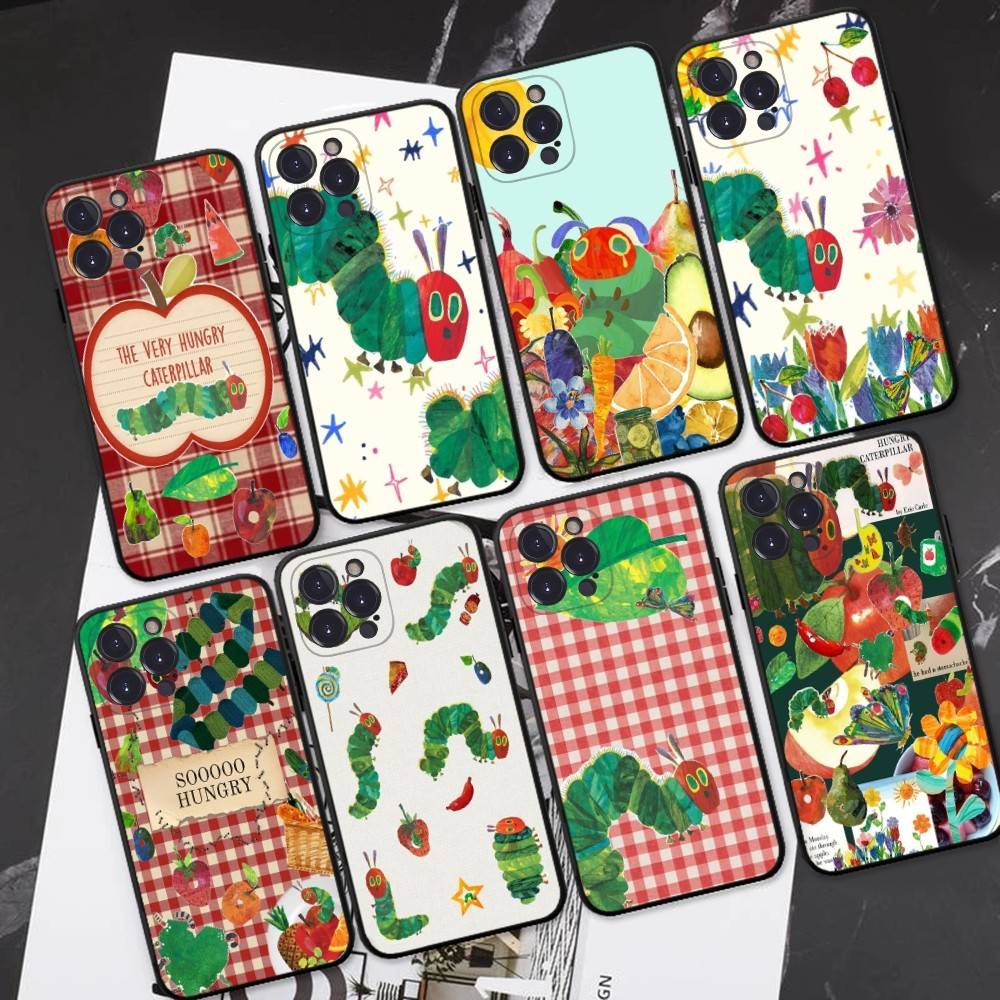 The Very Hungry Caterpillar Phone Case For IPhone 17 16 15 14 13 12 Mini 11 Pro Plus Soft Silicone Cover