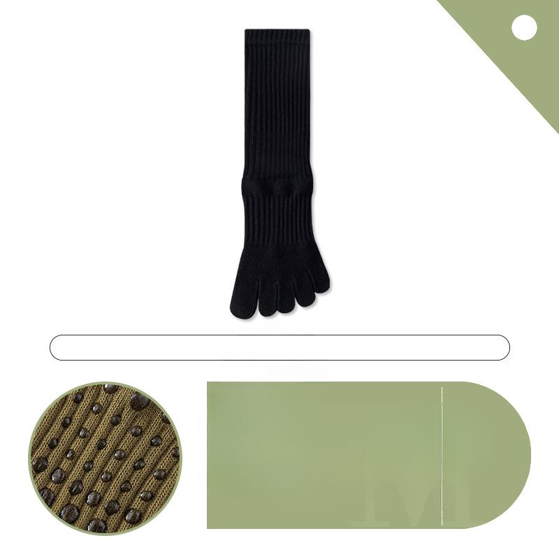 

Женские летние спортивные нескользящие носки с пятью пальцами для профессионального фитнеса, йоги, пилатеса в помещении 1 pair