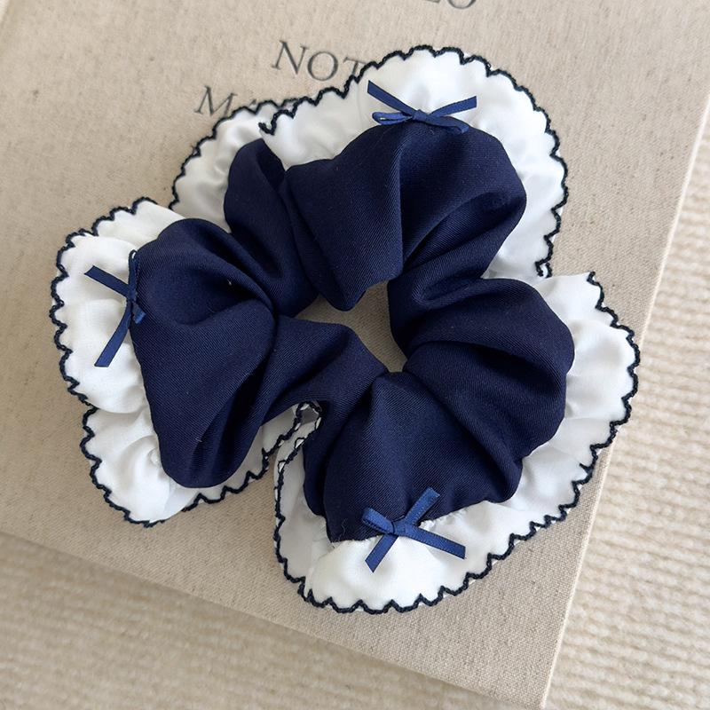 

Ретро Синие Клетчатые Резинки для Волос Тканевая Лента Бант Квадратные Ободки Женский Темперамент Веревка для Волос Женские Вечерние Аксессуары Мода