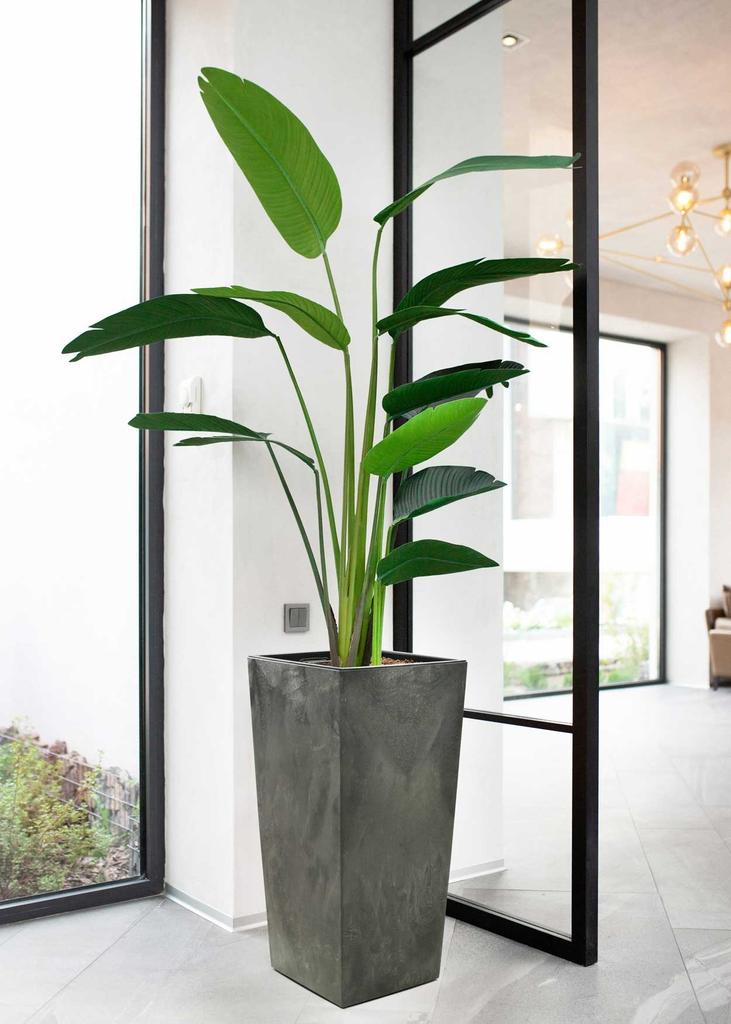 Donica Porto Szary Beton H57X29X29 Cm