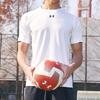 Under Armour Casual Solid Color Sports Jersey Knit Crew Neck T-Shirt Unisex Tops White 22500509-100