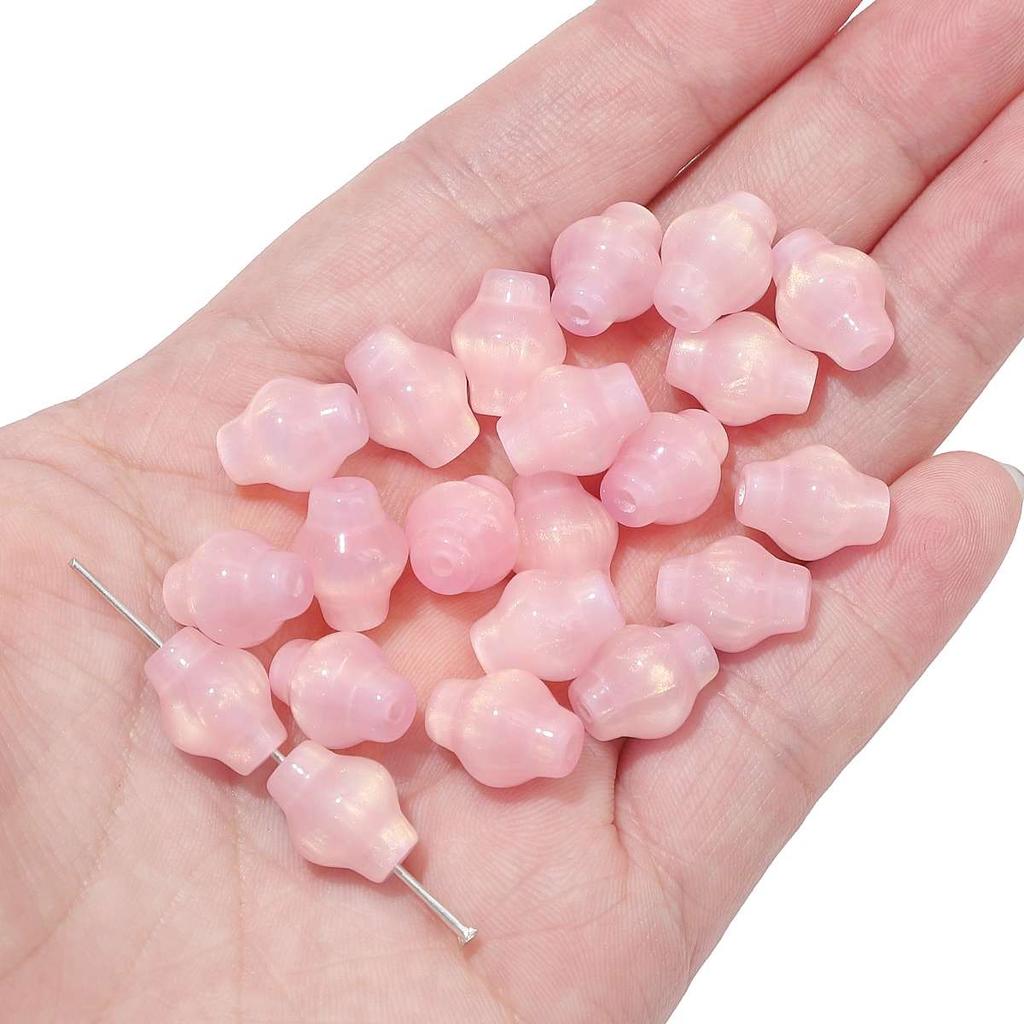 10x12mm Resin Starry Sky Lantern Beads Loose Spacer Beads for Bracelet Earring Necklace Keychain DIY Jewelry Making Accessories