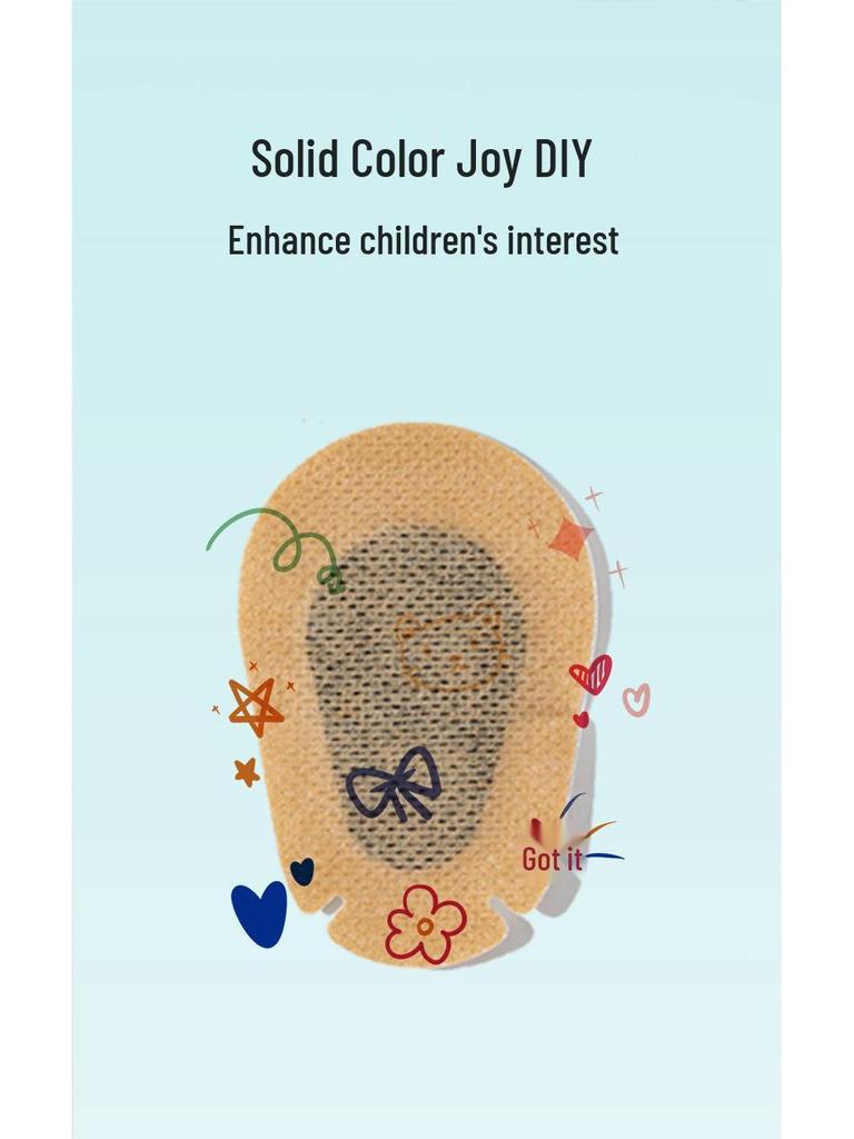 Silicone Gel Amblyopia Eye Patches for Monocular Correction and Post-Operative Vision Training