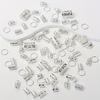 pcs European and American popular DIY wig dreadlocks jewelry accessories hollow braids hair extension ring jewelry