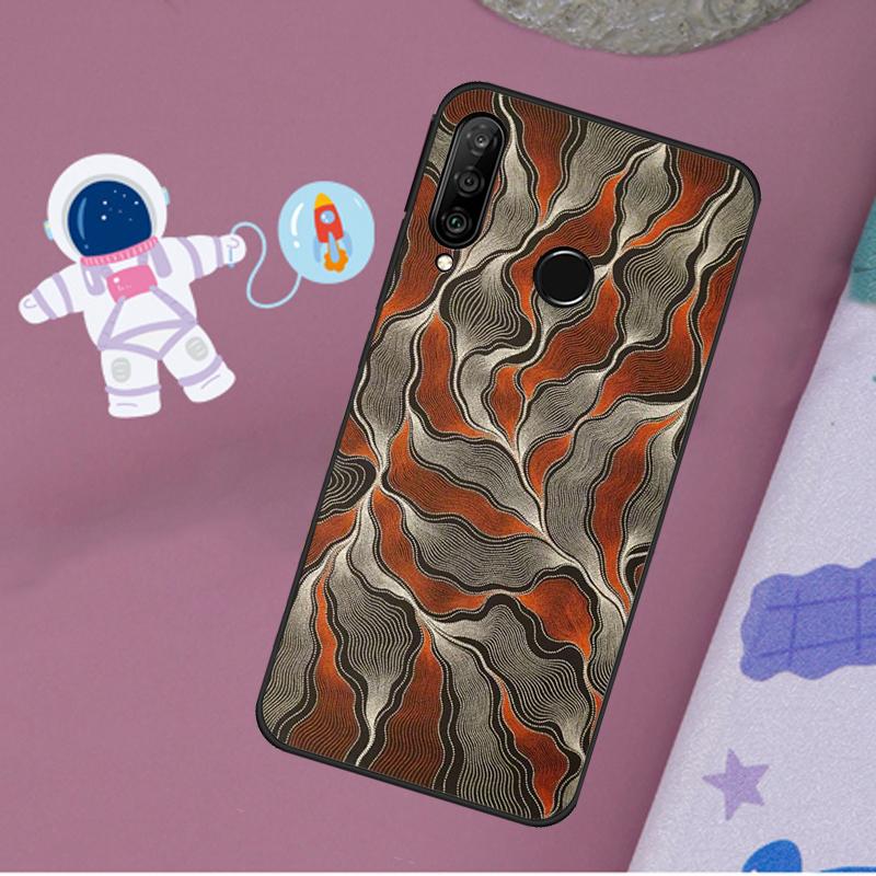 African Print Fabric For Huawei Nova 10 9 SE 11 Pro Y60 Y70 Y90 Y61 Y91 Y72 Y73 12i 11i 8i P20 P30 P40 Lite Case