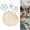 Elegant Flower Designs Plastic Alloy Keychain for Home Outdoor Decoration Party Supplies