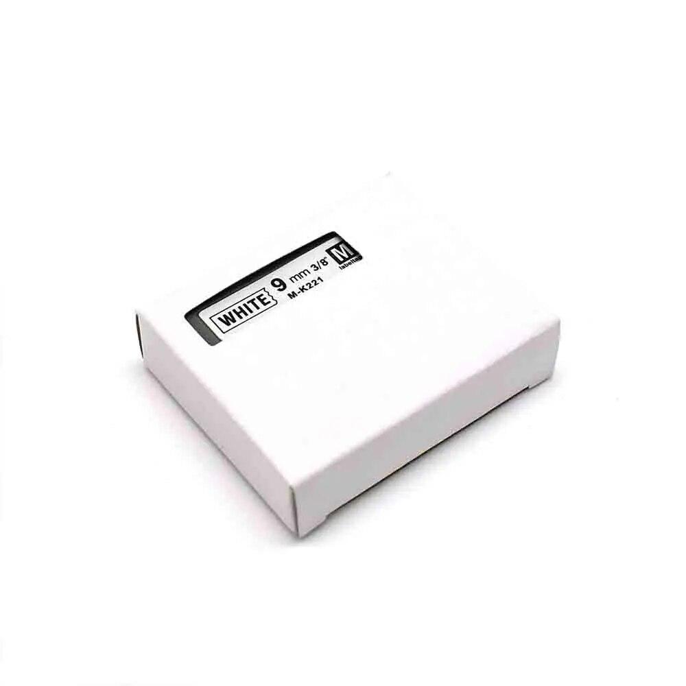 5Packs Compatible Brother Mk 221 Ribbon MK221 M-K221 M221 9MM Black On White Label Tape for Brother P-touch Printer PT-70 PT-80