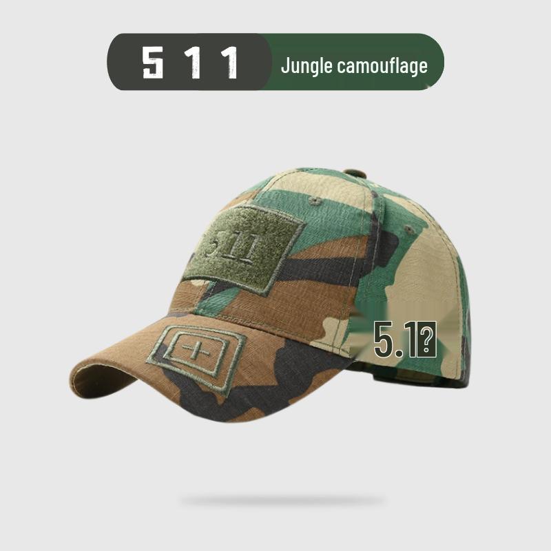Unisex Tactical Camouflage Baseball Cap - Velcro Duckbill for Outdoor Adventures and Hiking
