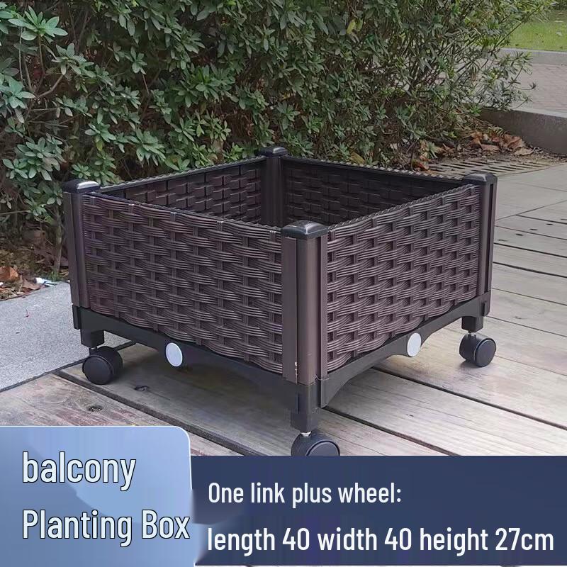 Huahhengzhen Modulární zahradní květináč na kolečkách