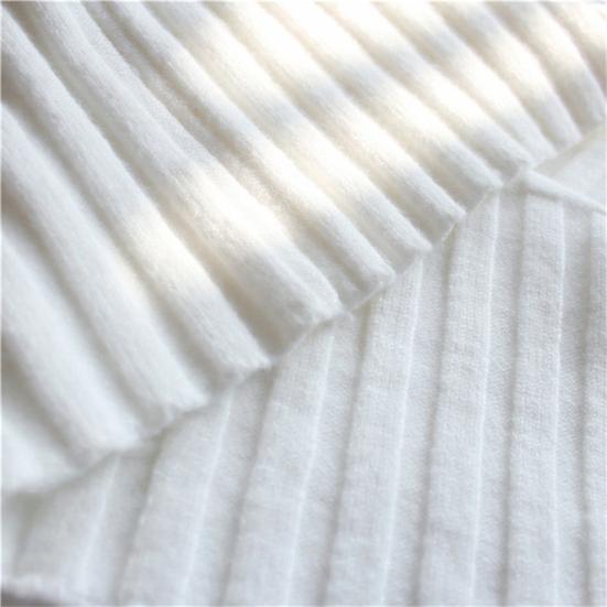 Pulover de femeie Pulover cu elasticitate ridicată Pulover de iarnă de culoare solidă cu gât tricotat Păstrați căldura moale Îngroșați Pulover de iarnă pentru purtarea zilnică