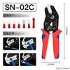 Professional Labor-Saving SN-18B Crimping Pliers Compatible with 6.1/1.8/1.8mm Spade Terminals for Precise Crimping for Dupont