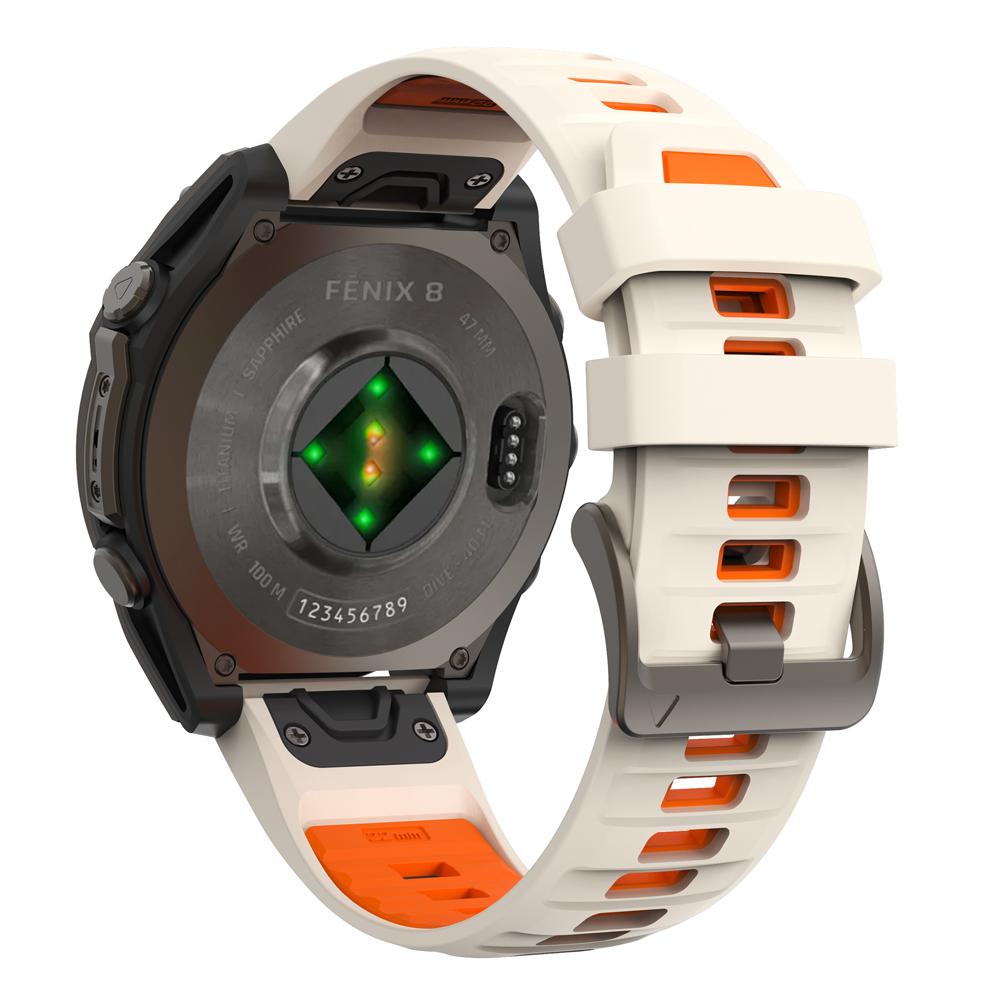 

Силиконовый ремешок для часов Garmin Instinct 3 50 45 мм /Descent G2/Fenix 8 E 7X/Tactix 8 7 Pro/Enduro 3 QuickFit 22 мм 26 мм 1PCS QuickFit 26mm