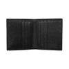 Gucci GG Marmont Bi-Fold Geldbörse, Schwarzes strukturiertes Leder mit mattschwarzer GG-Hardware, Schlanke kurze Herren-Geldbörse für den täglichen Gebrauch 722737-1T56F-1000
