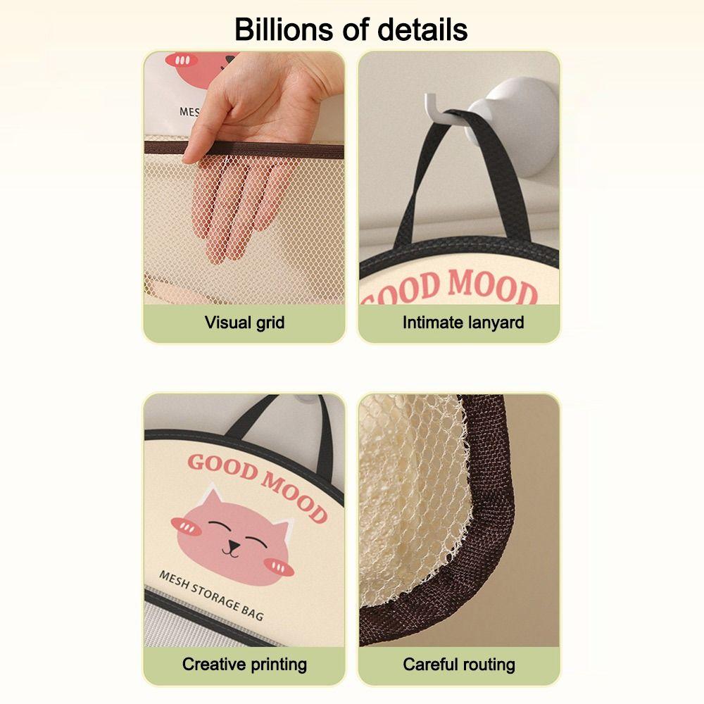 Garbage Bag Storage Artifact Storage Mesh Bag Underwear Storage Bag  for Wardrobe Organizer