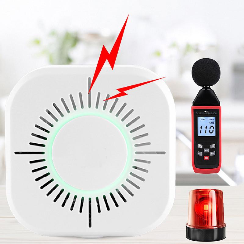 Buy 1Pcs Smoke Detector Wireless 433MHz Fire Security Protection Alarm ...