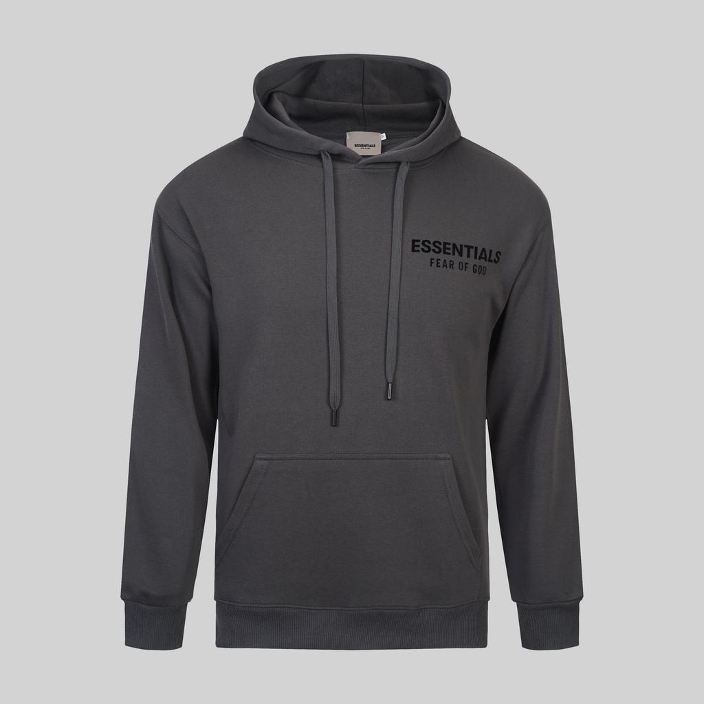 FOG Essentials Unisex Long Sleeve Printed Hoodie - 350g Cotton Fabric