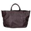 CELERI Leather X Canvas Reversible Tote Bag Brown / IvoryUsed