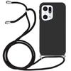 Protective Case - E.F.CONNECTION - OPPO Find X5 - Flexible - Silicone - Black