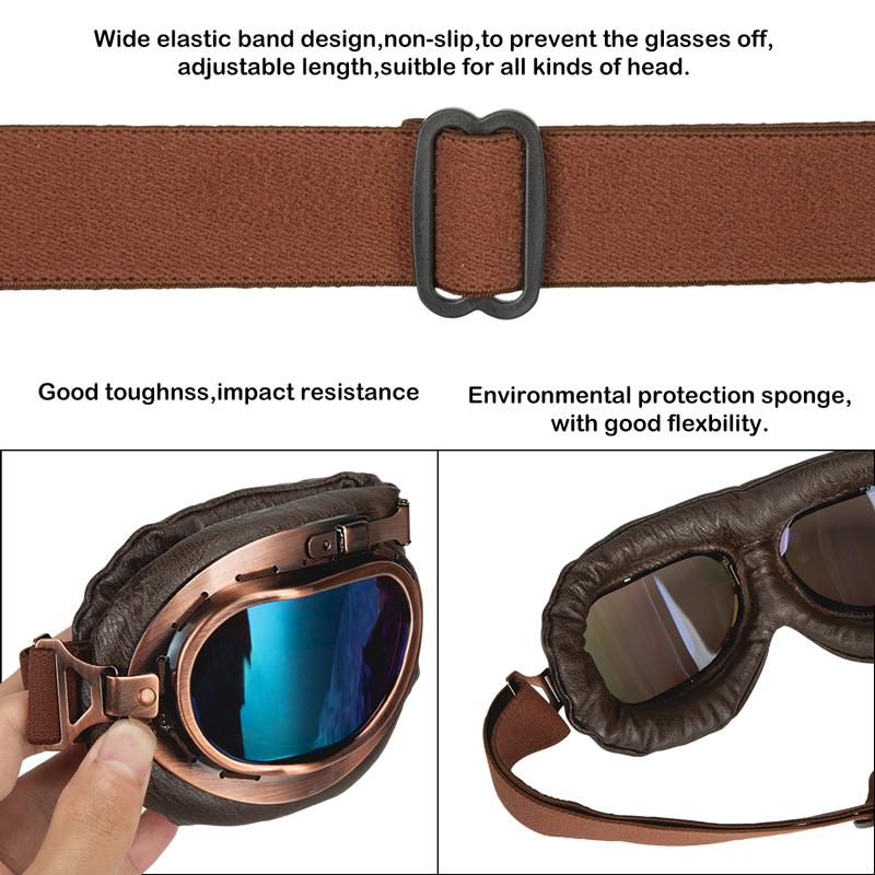 Motorrad Wintersport Reitbrille Schneemobil Motocross Rennbrille Staubdicht Anti-UV Brillen Dirt Bike Teile