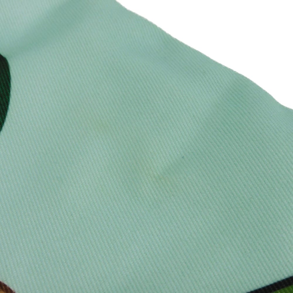 Used Easter Island Drawstring Pouch (C822057X05) with 7922 Logo Multicolor Calfskin Drawstring Pouch (12695) by Ken