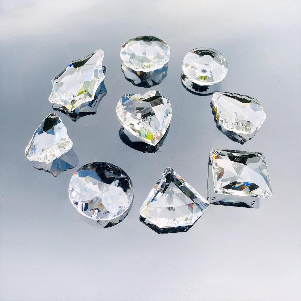 Купить Muy Bien 1PC граненый кристалл призма подвесной кулон ловец ...