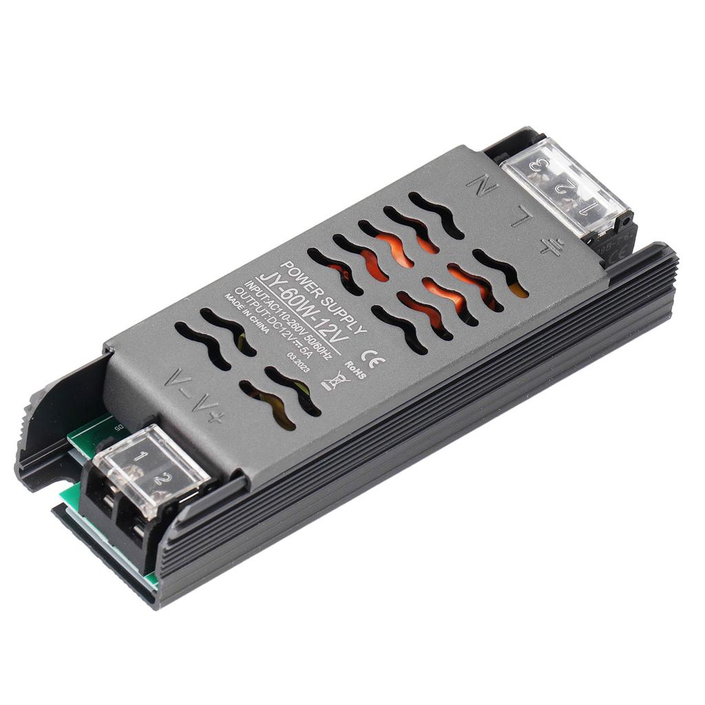LED Netzteil Treiber DC 12V 60W Konstantspannung Transformator für Streifenlicht Engineering Projekt