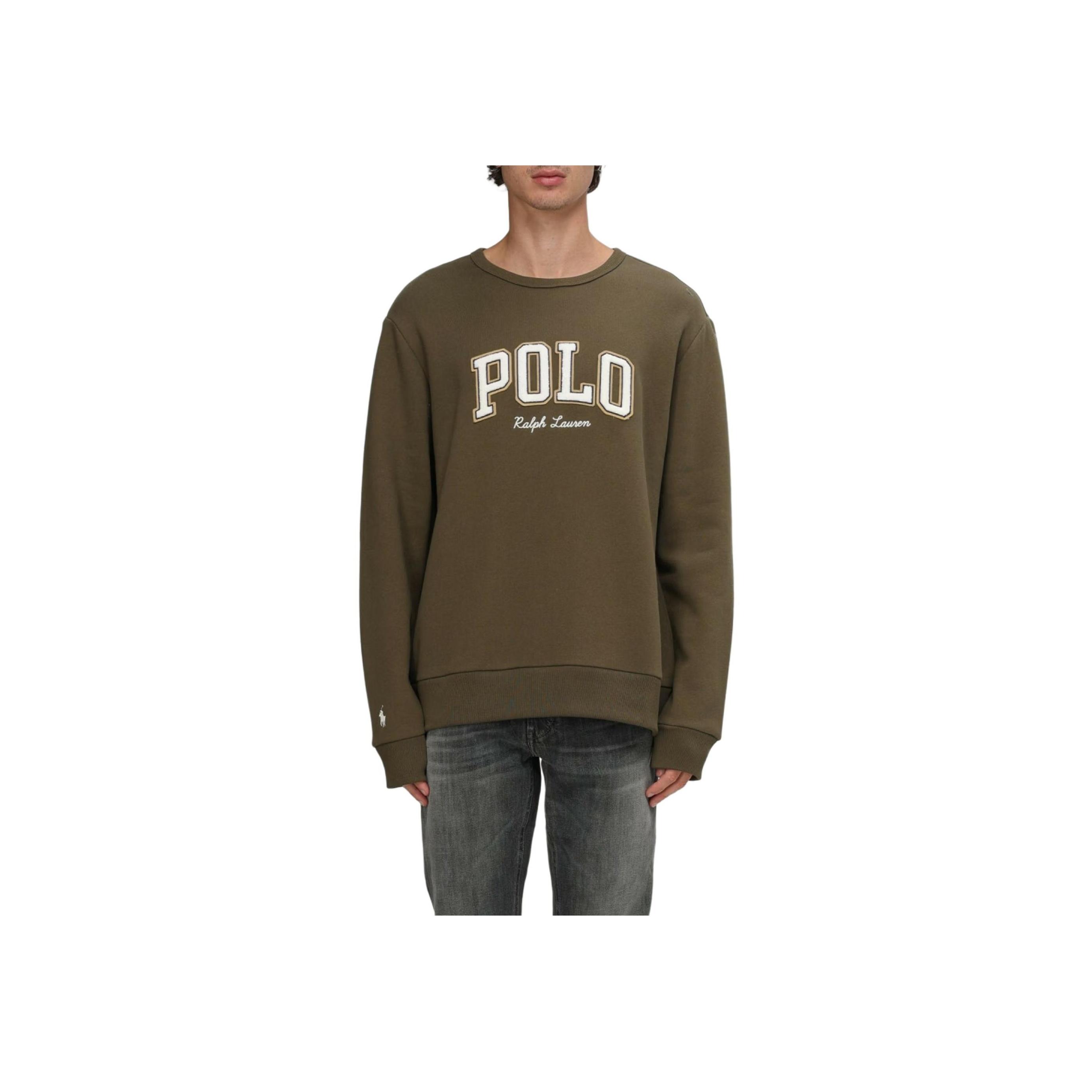 

Polo Ralph Lauren Логотип Буквенный Эмблема Круглый вырез Длинный рукав Флис Толстовка Мужская толстовка 710981153-004 XS