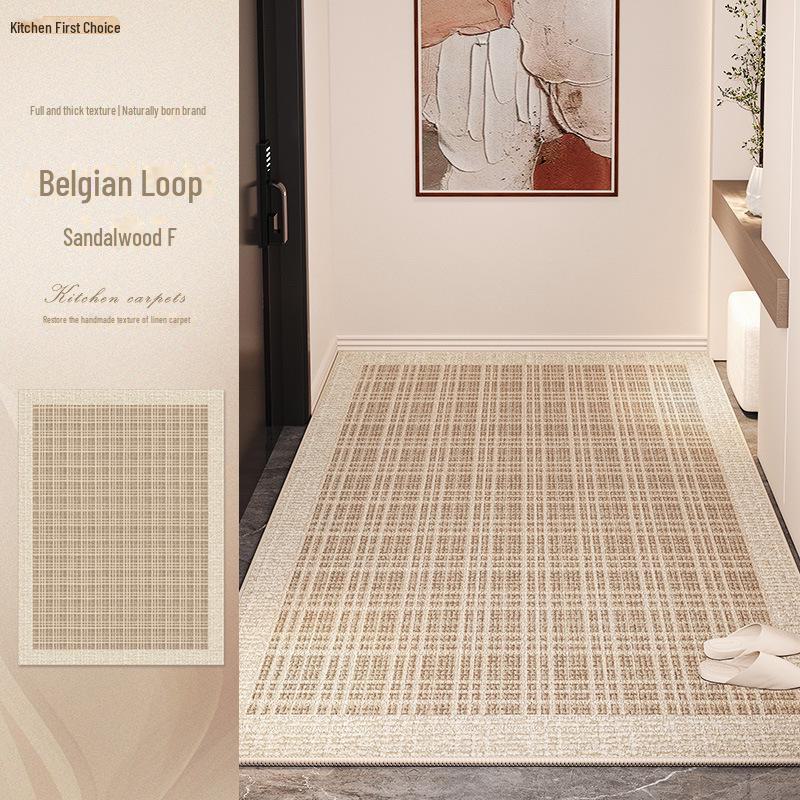 Non-slip, dirt-resistant solid color sisal-look entrance mat—durable and easy-care for your porch.