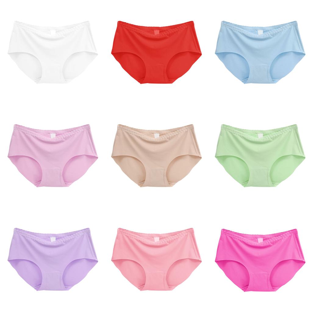 Women's Summer Breathable Stretchy Underwear Panties Briefs Knickers Underpants