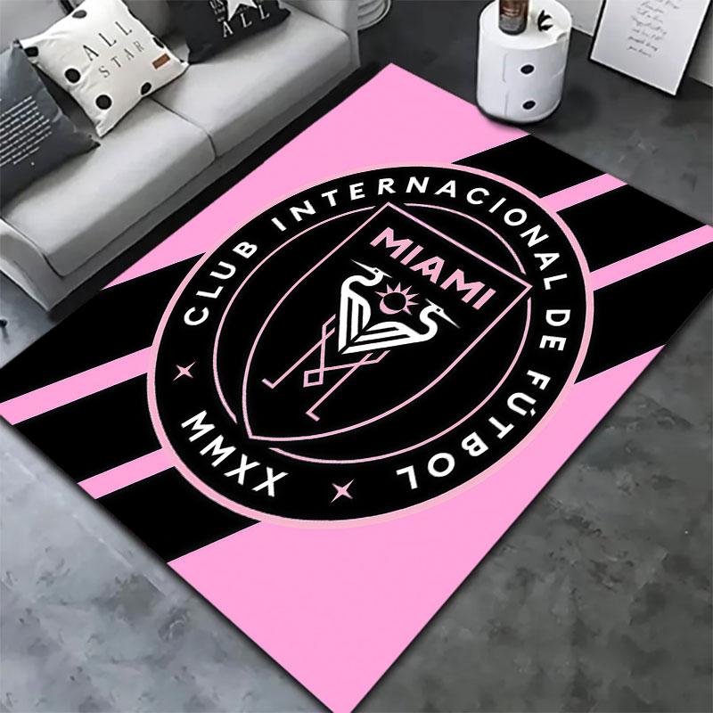 Inter Miami CF Carpet Rug for Living Room Bedroom Home Sofa Decoration,Kids play Non-slip Floor Mat