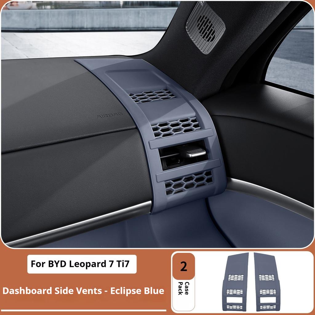 For BYD Titanium 7 Ti7 Car Instrument Air Conditioning Port Protective Cover Anti Blocking Covers On Both Sides of The Air Vents