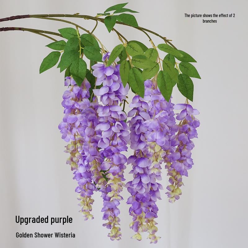 Wisteria Artificial Vine Hanging Flower Decoration for Ceilings and Pipe Covers