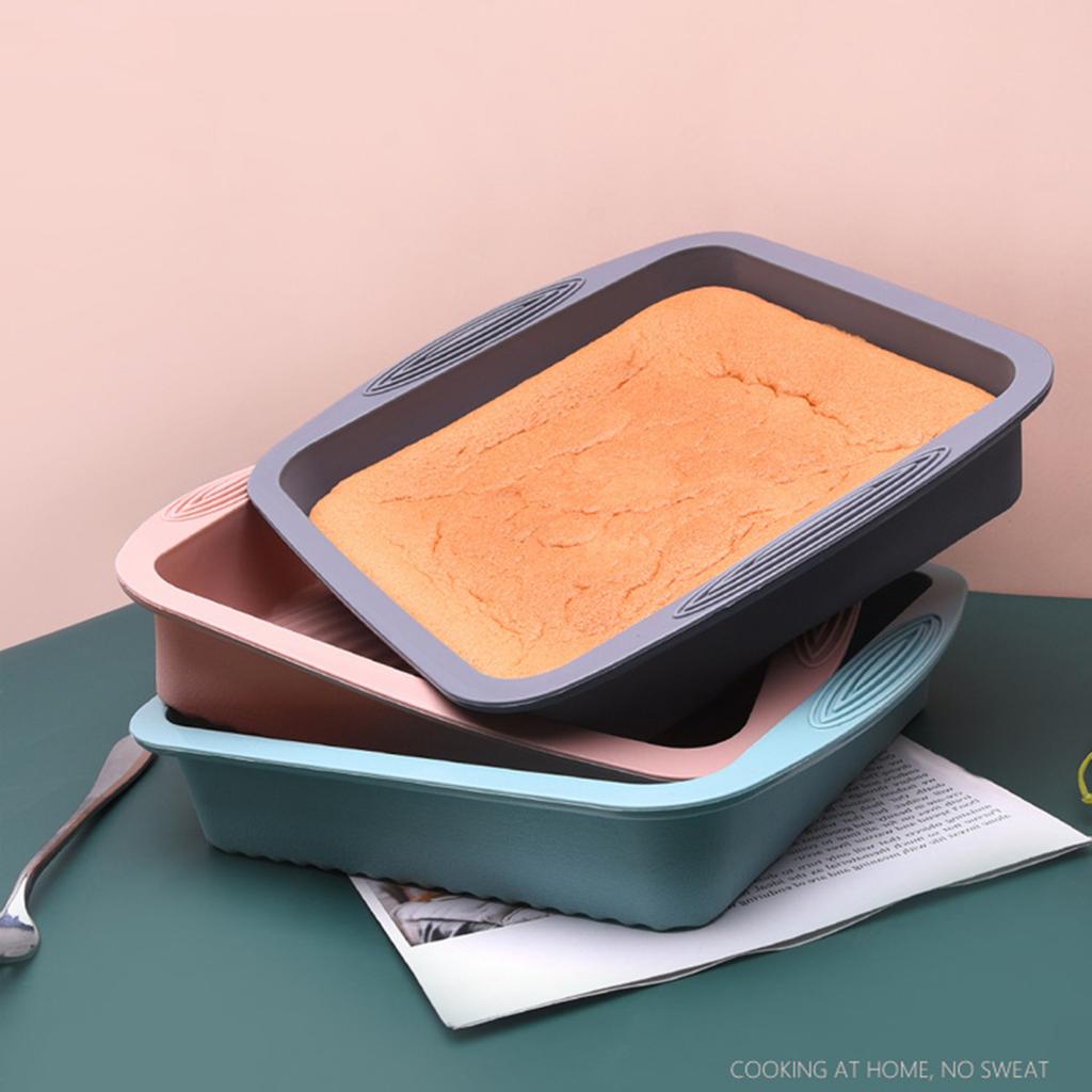 Long Lasting Wavy Grain Homemade High Temperature Resistant Silicone Cake Making Mold Tray Mould Kitchen Gadgets Baking Pan