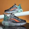 Men's Gradient Transparent Air Sneakers Lightweight Breathable Mesh Running Shoes Fashionable Athletic Footwear for Training and Daily Wear