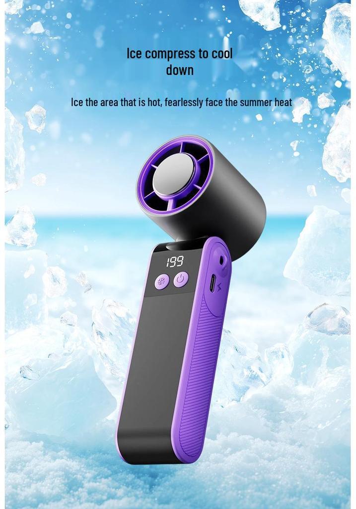 2026 Compact High-Speed Folding Mini Fan: Portable, Handheld, Pocket-Sized for Outdoor Use.